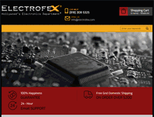 Tablet Screenshot of electrofex.com